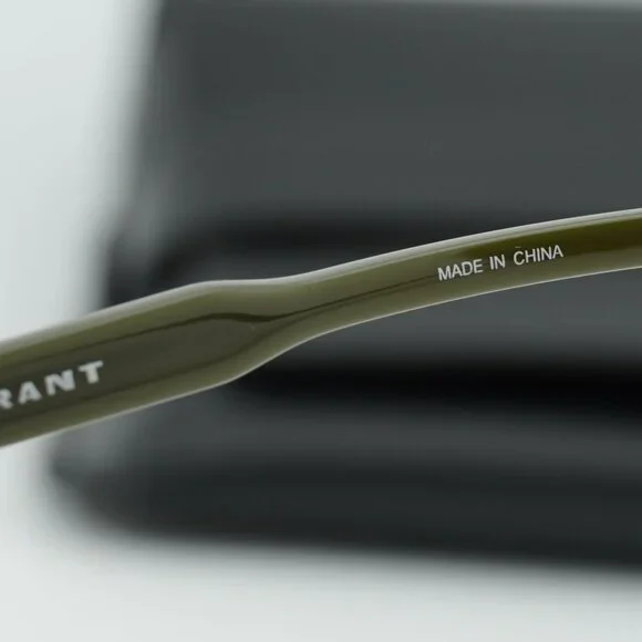 Isabel Marant IM 0096/S 01ED 70 Shield Sunglasses - Green/Brown - Picture 10 of 10